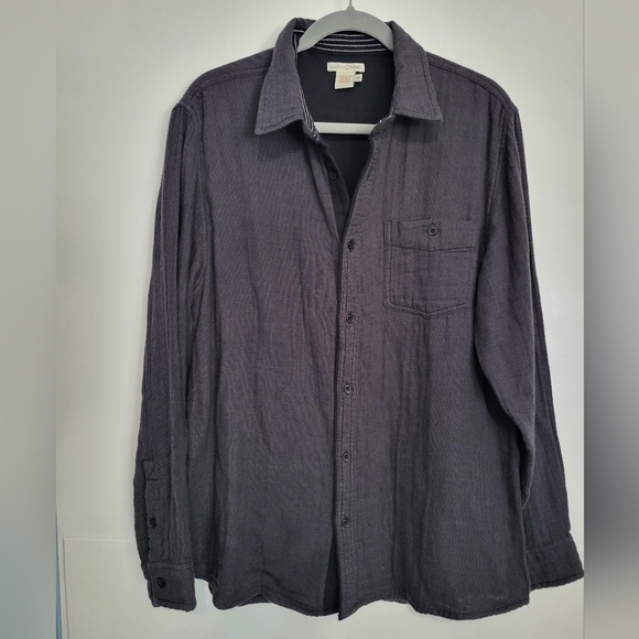 Carbon 2 Cobalt Button-down Shirt Grey Medium - Picture 1 of 14